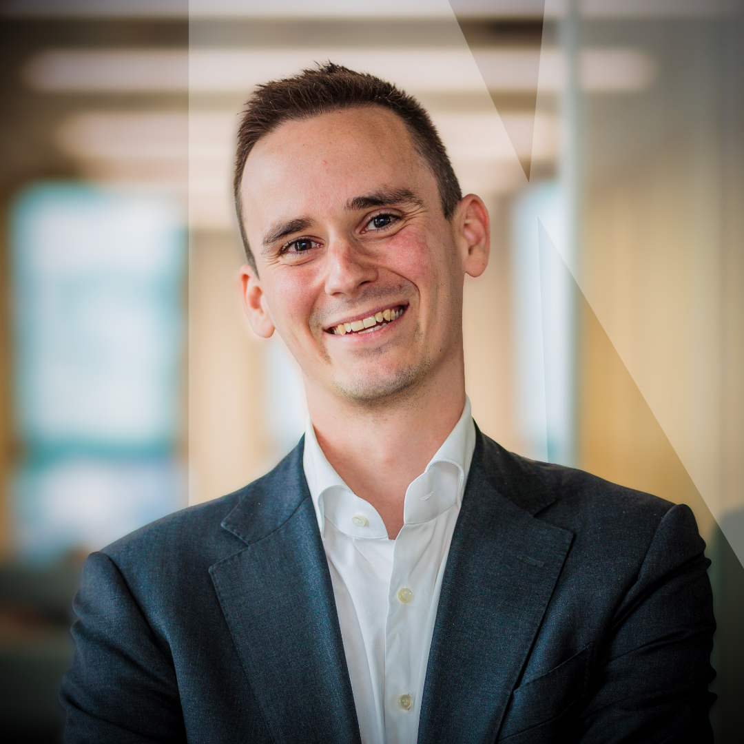 Portrait d'entreprise de Maxime Van Der Schrick souriant